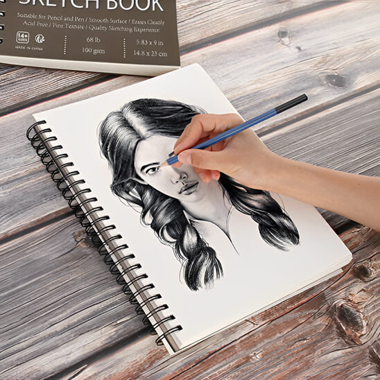Cahier de Dessin Premium 50 Feuilles pour des dessins claires