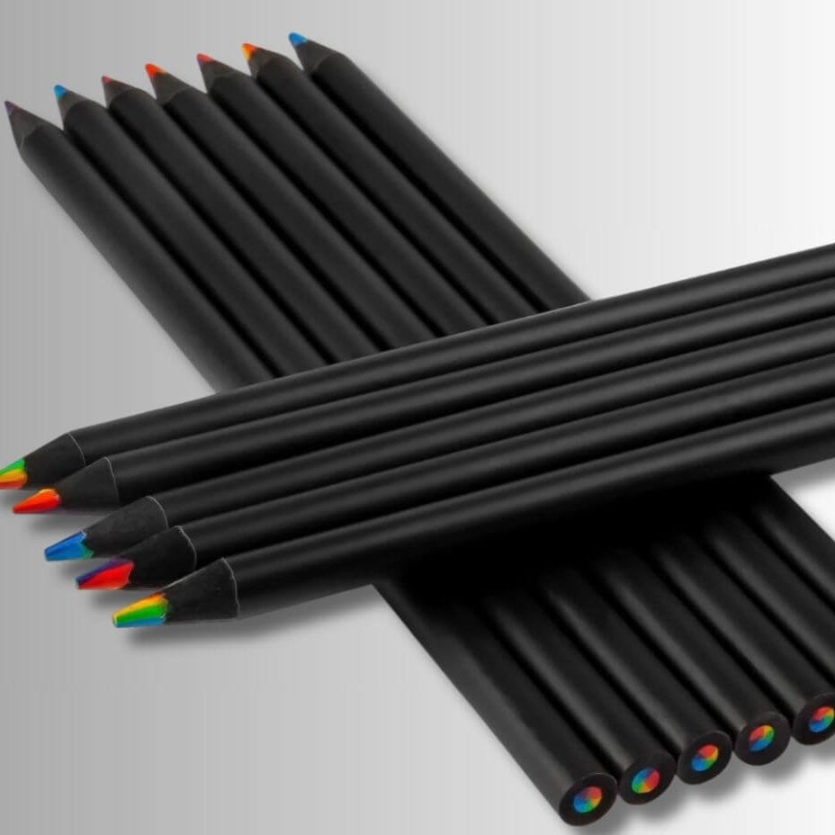 Crayon de couleur - Arc-en-ciel - Pack de douze