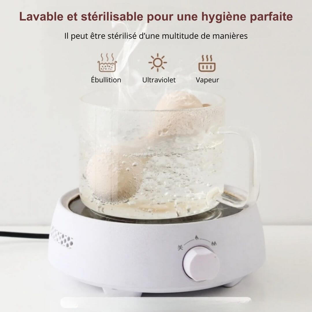 Hochet bebe maracas petit ourson stérilisable
