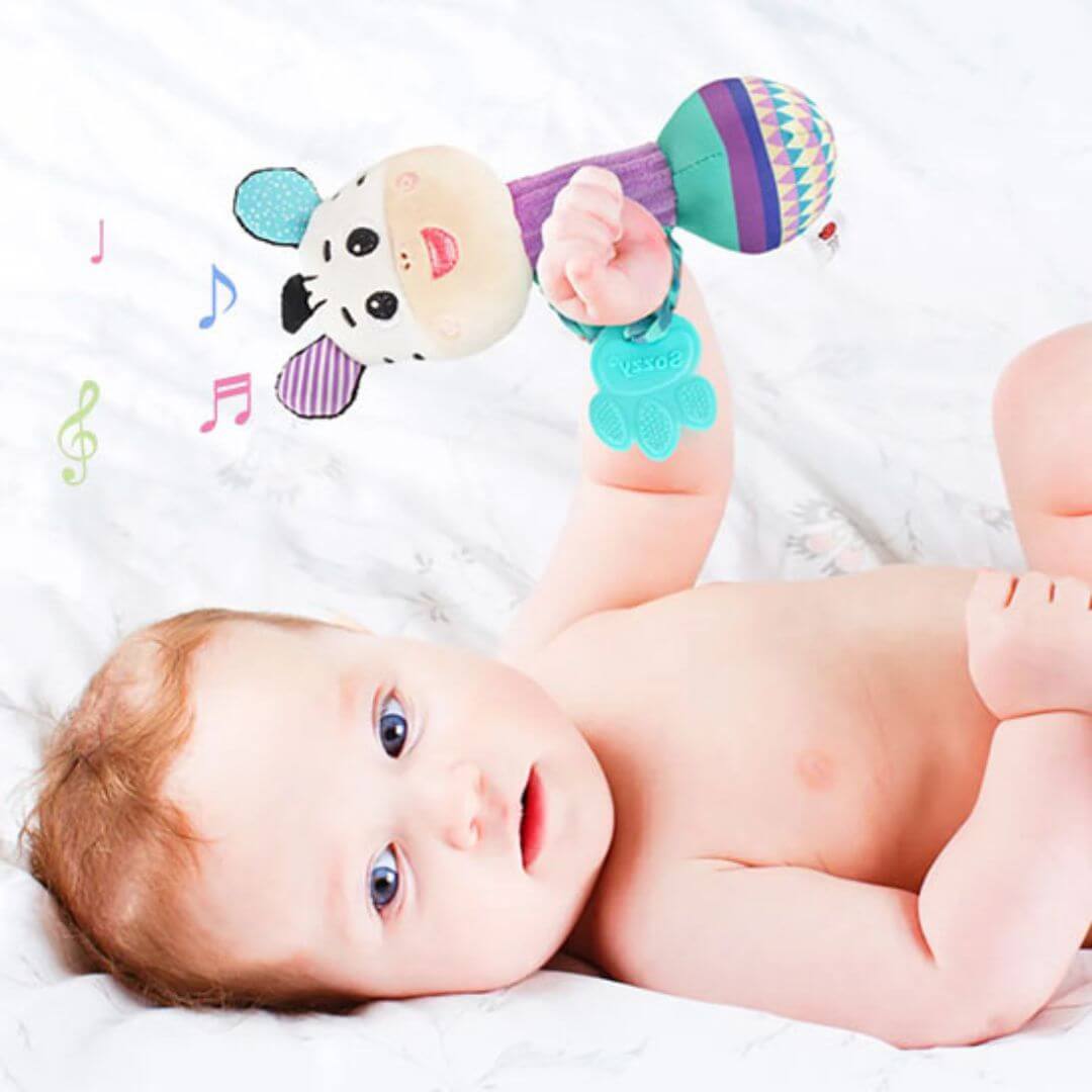Hochet bébé pour poignet amusant