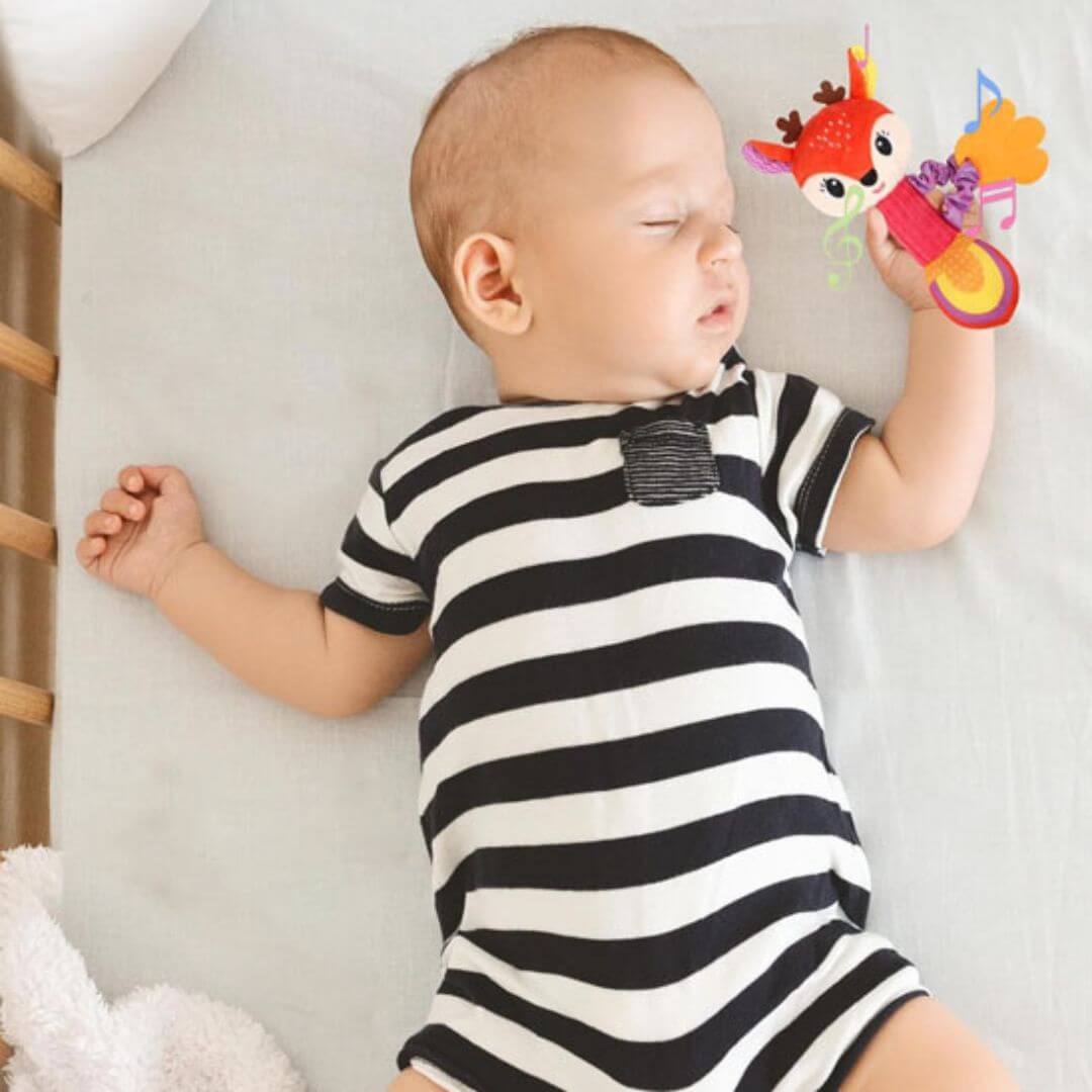 Hochet bébé pour poignet calmant