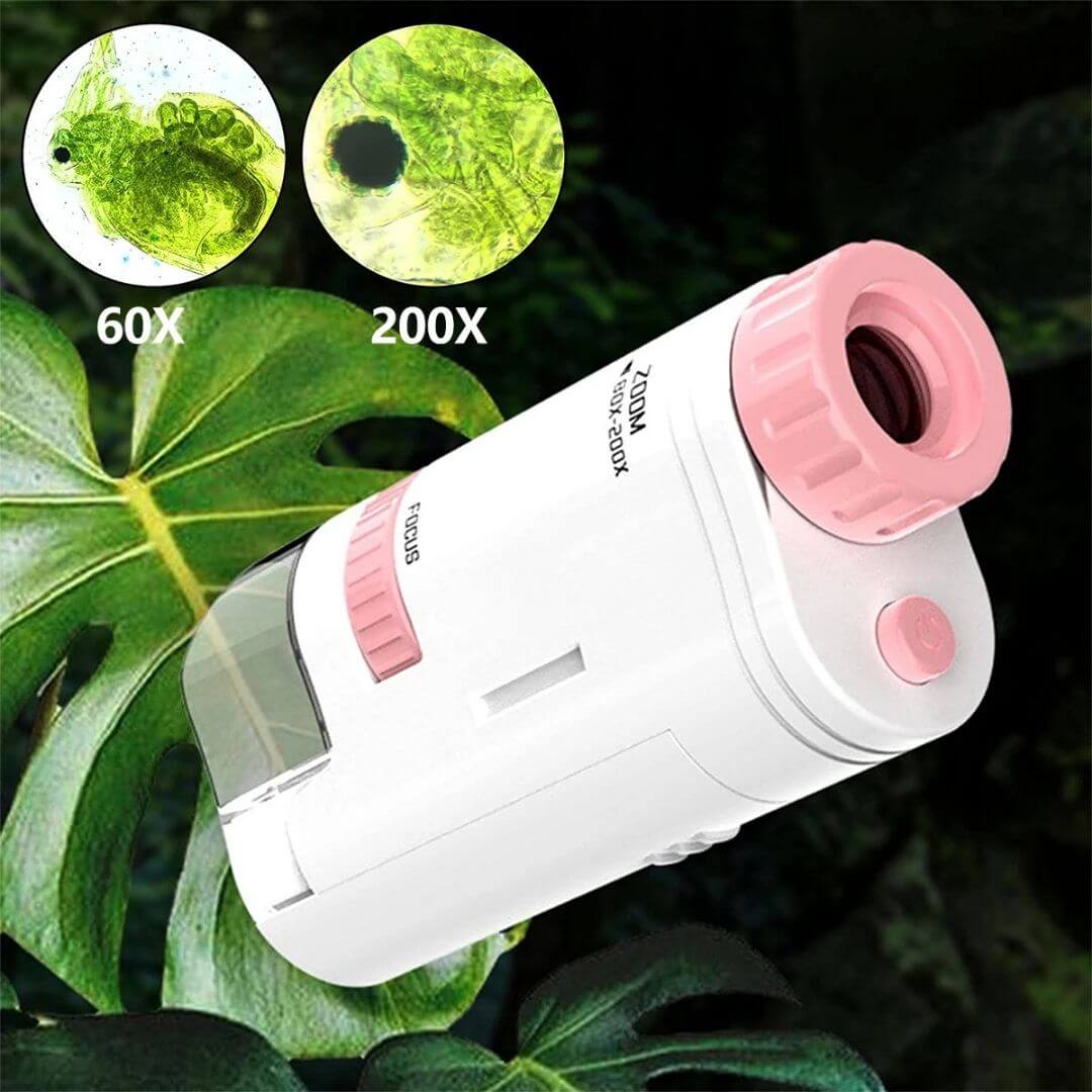 Microscope enfant LearnScope™, Portable LED 200x, univers-enfance.com