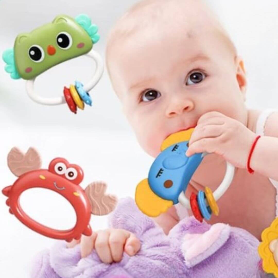 Mobile-musical-bébé-Bleu-materiaux-sûrs