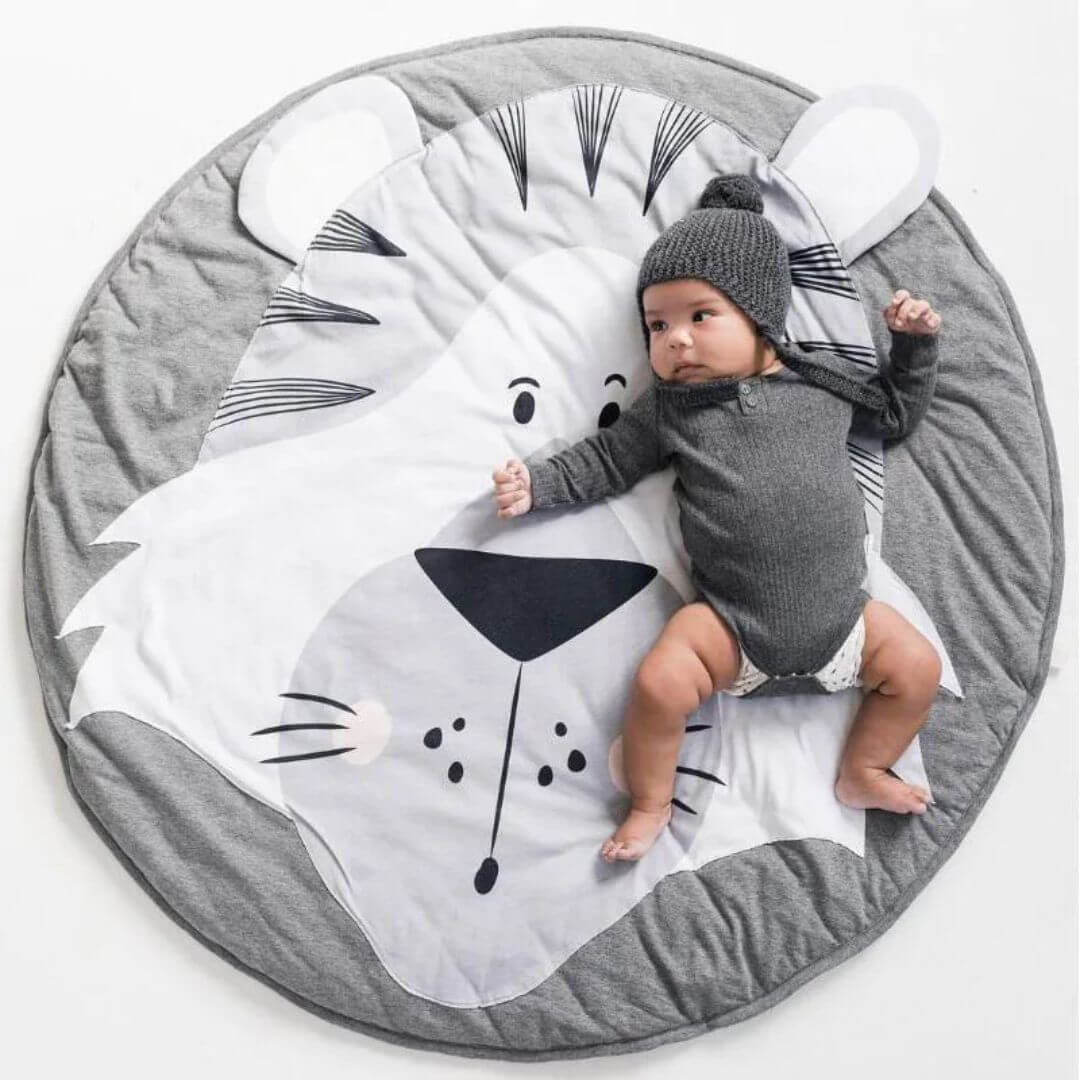 Tapis d'éveil bébé Rond Tigre bébé joue