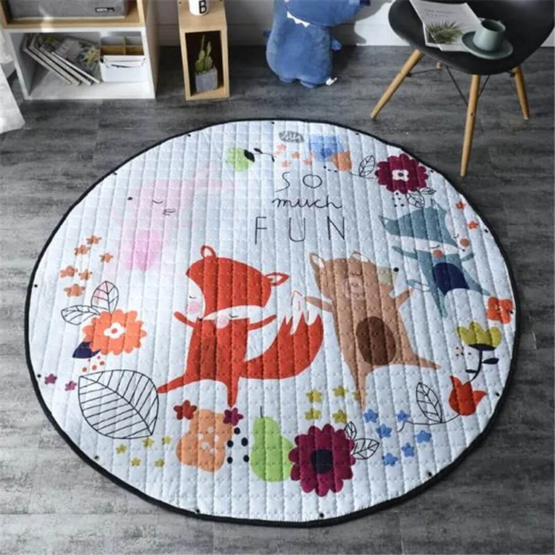 Tapis-de-jeu-bébé-Les-Amis-Animaux-La-dance-des-renards