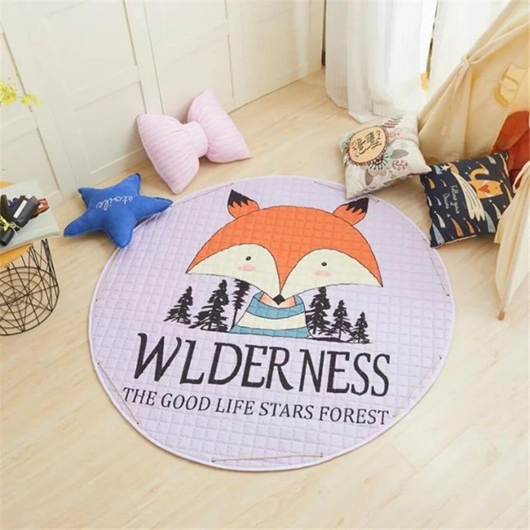 Tapis-de-jeu-bébé-Les-Amis-Animaux-le-renard-roux