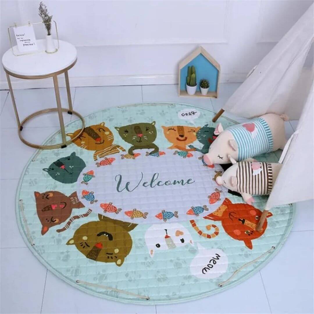 Tapis-de-jeu-bébé-Les-Amis-Animaux-les-félins