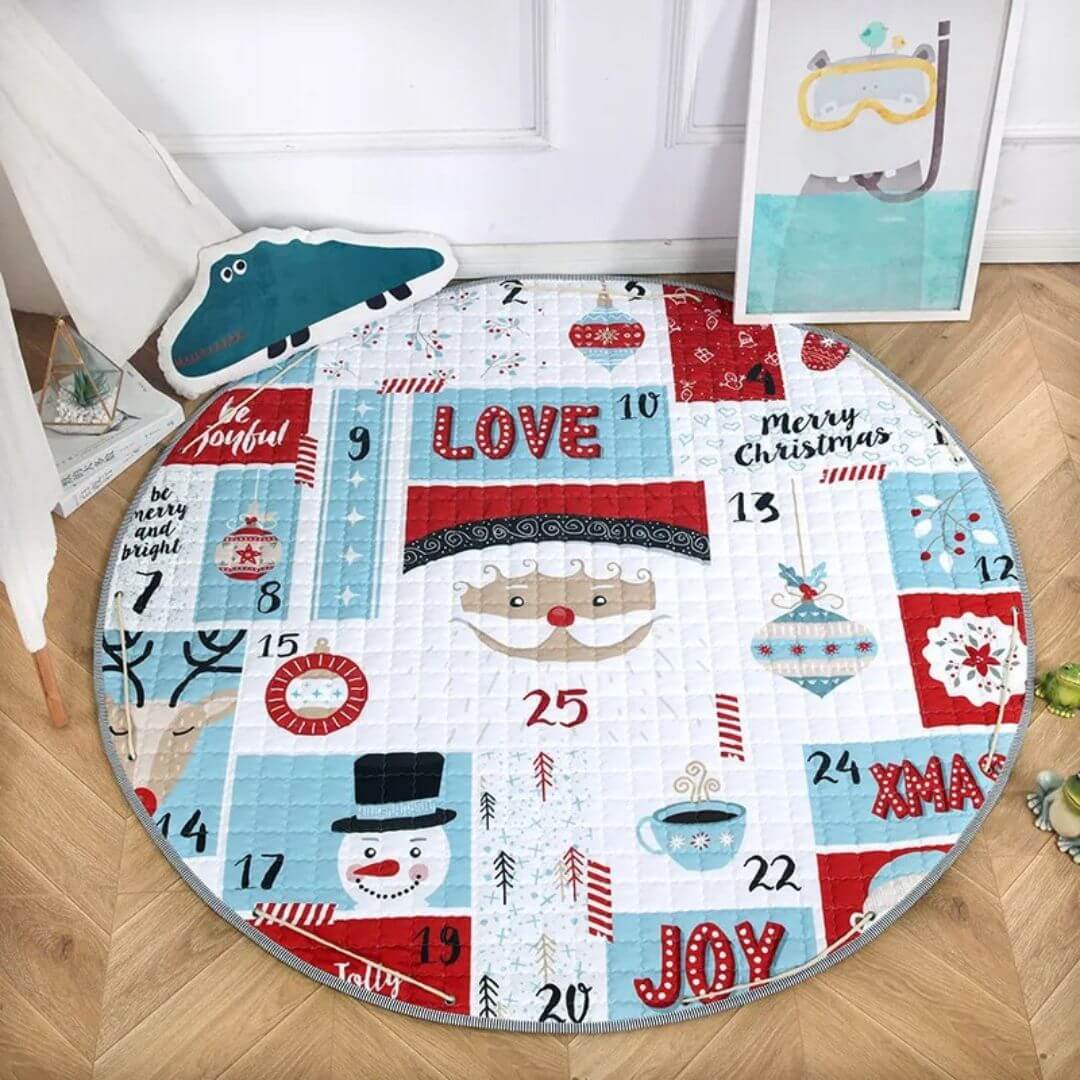 Tapis-de-jeu-bébé-noël-Santa