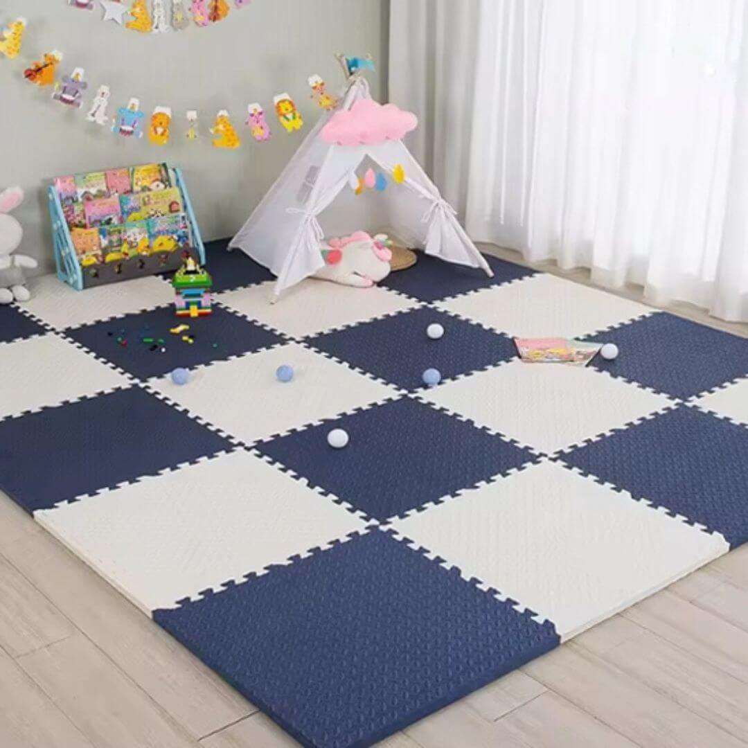Tapis-de-sol-pour-bebe-en-mousse-blanc-cyan