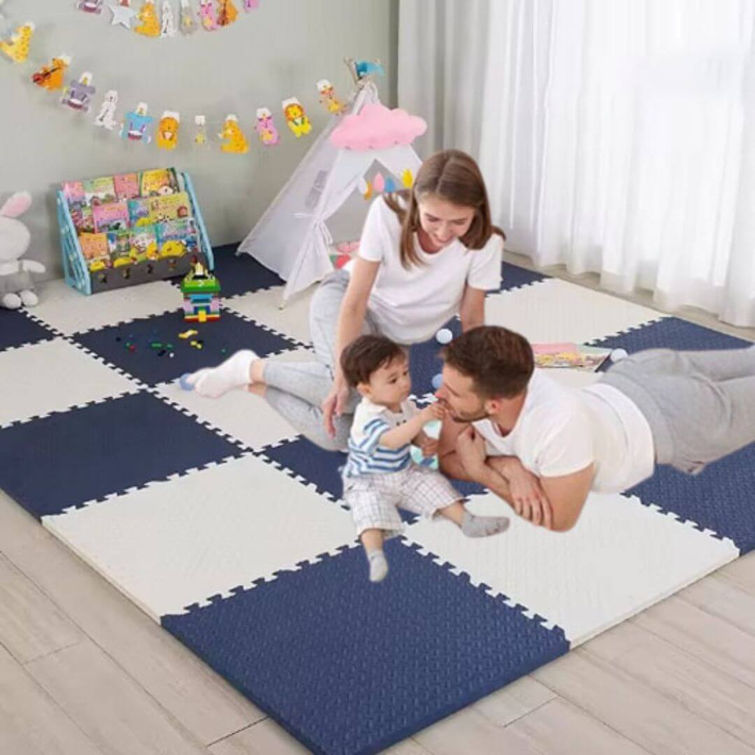 Tapis-de-sol-pour-bebe-en-mousse-double-épaisseur-famille