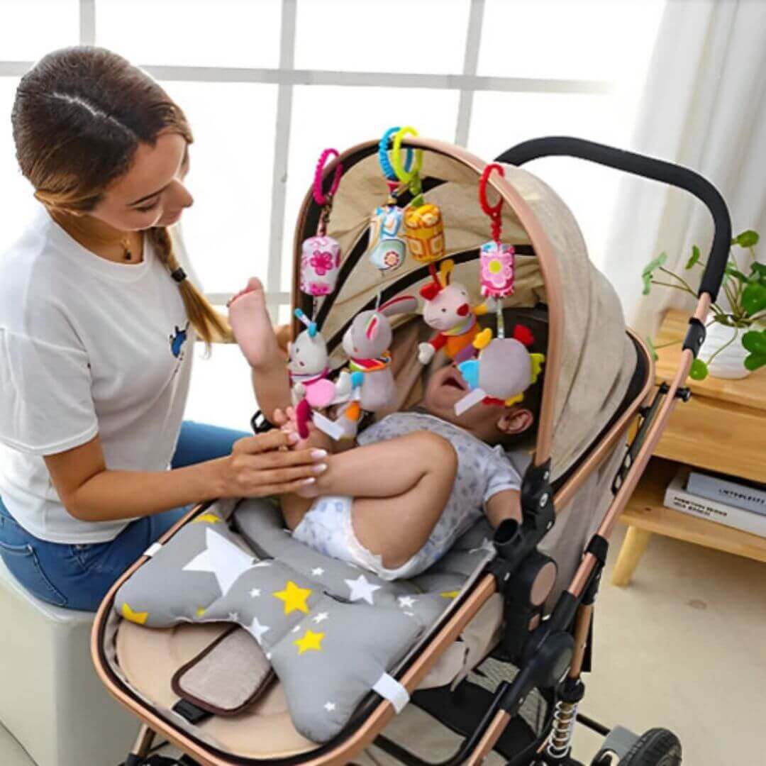 Hochet bebe avec clochette apaise les enfants