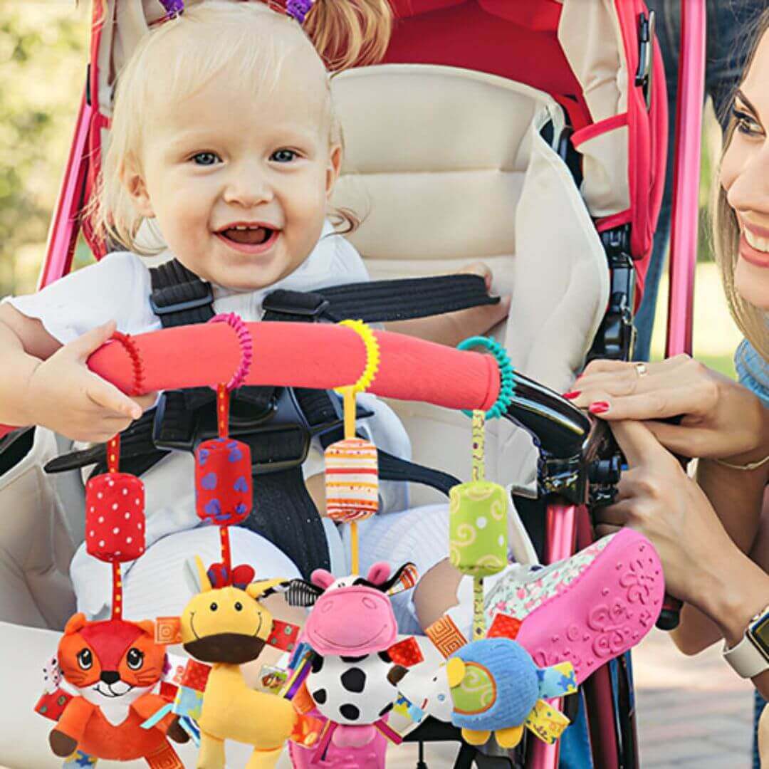 Hochet bebe avec clochette pour les sorties