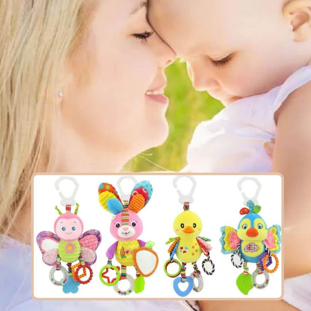 Hochet bébé – En peluche