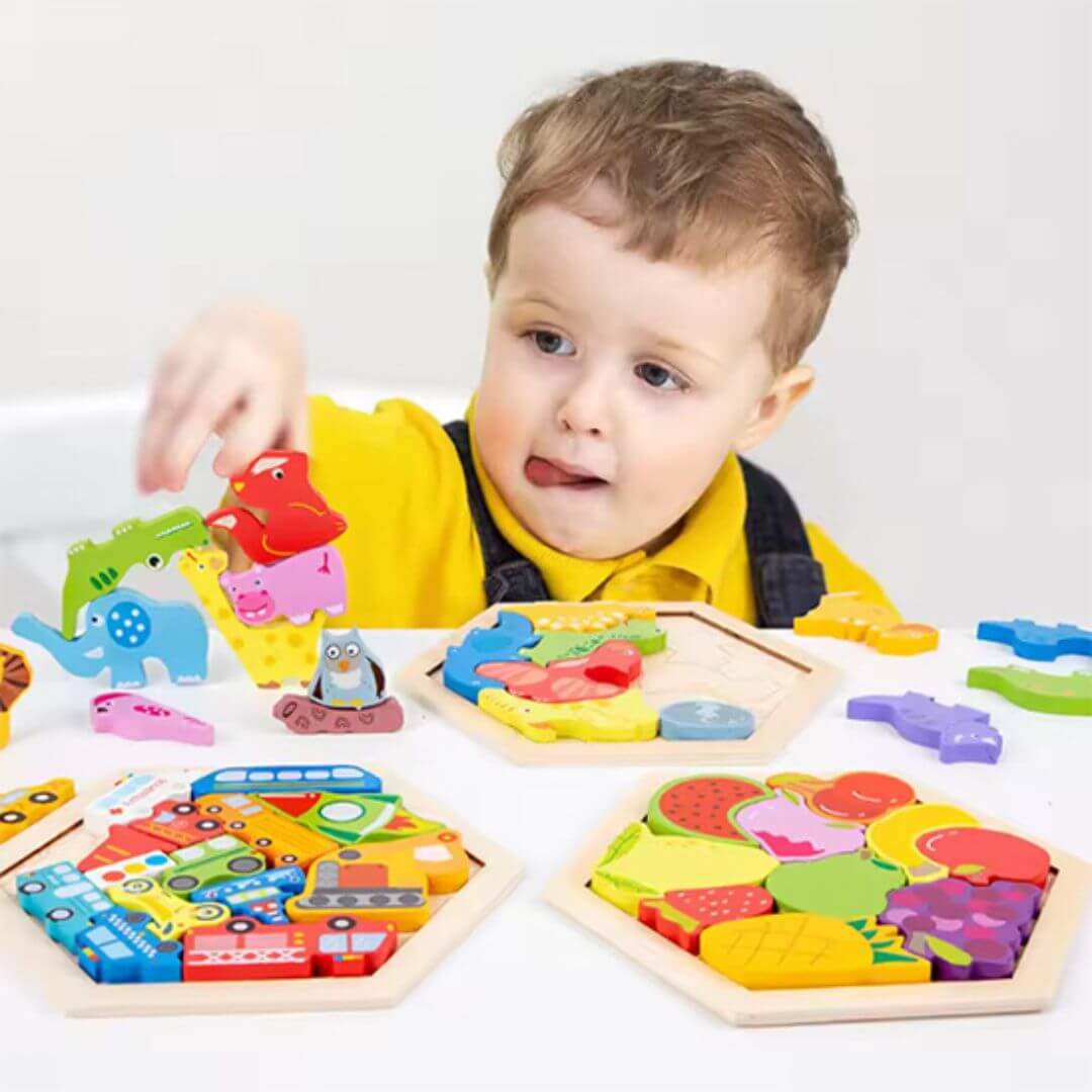 Le puzzle bois Éco-créatif pour la dextérité