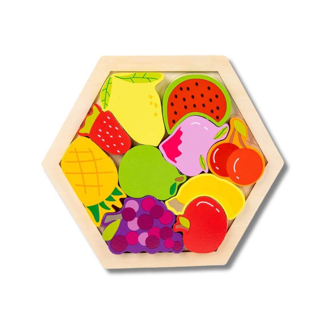 Le puzzle bois Éco-créatif Fruits