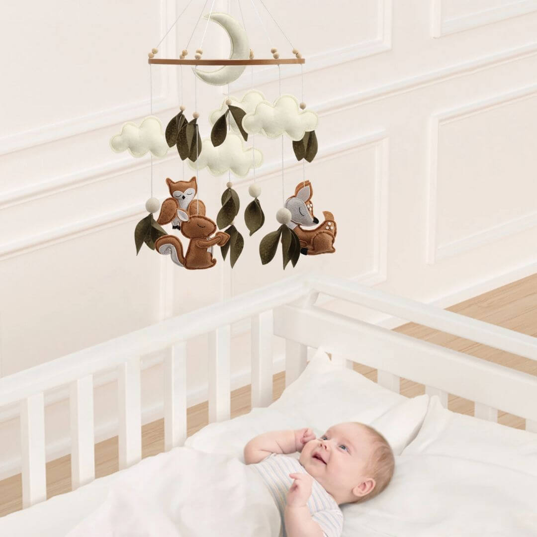 Où placer un mobile pour bébé ?