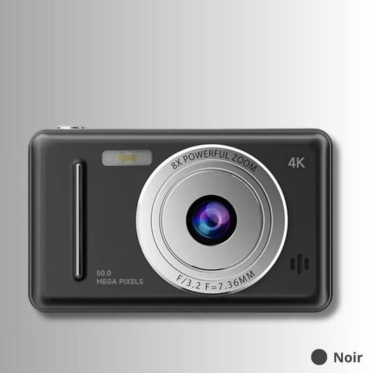 Appareil photo enfant - 4K Noir 64GB