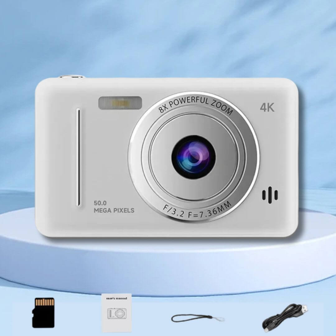 Les accessoires de l'Appareil photo enfant - 4K Blanc 64GB