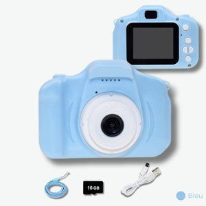 Appareil photo enfant écran 2 pouces bleu