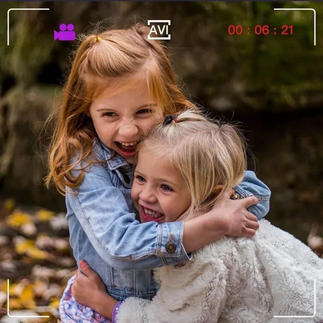 Appareil photo enfant écran 2 pouces en mode vidéo