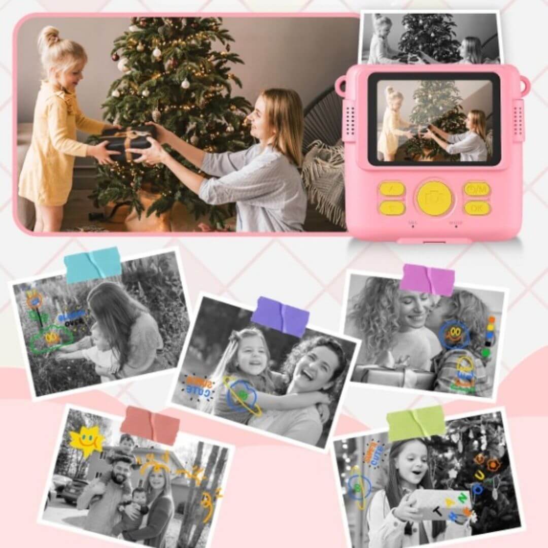 L'appareil photo enfant instantané en cadeau