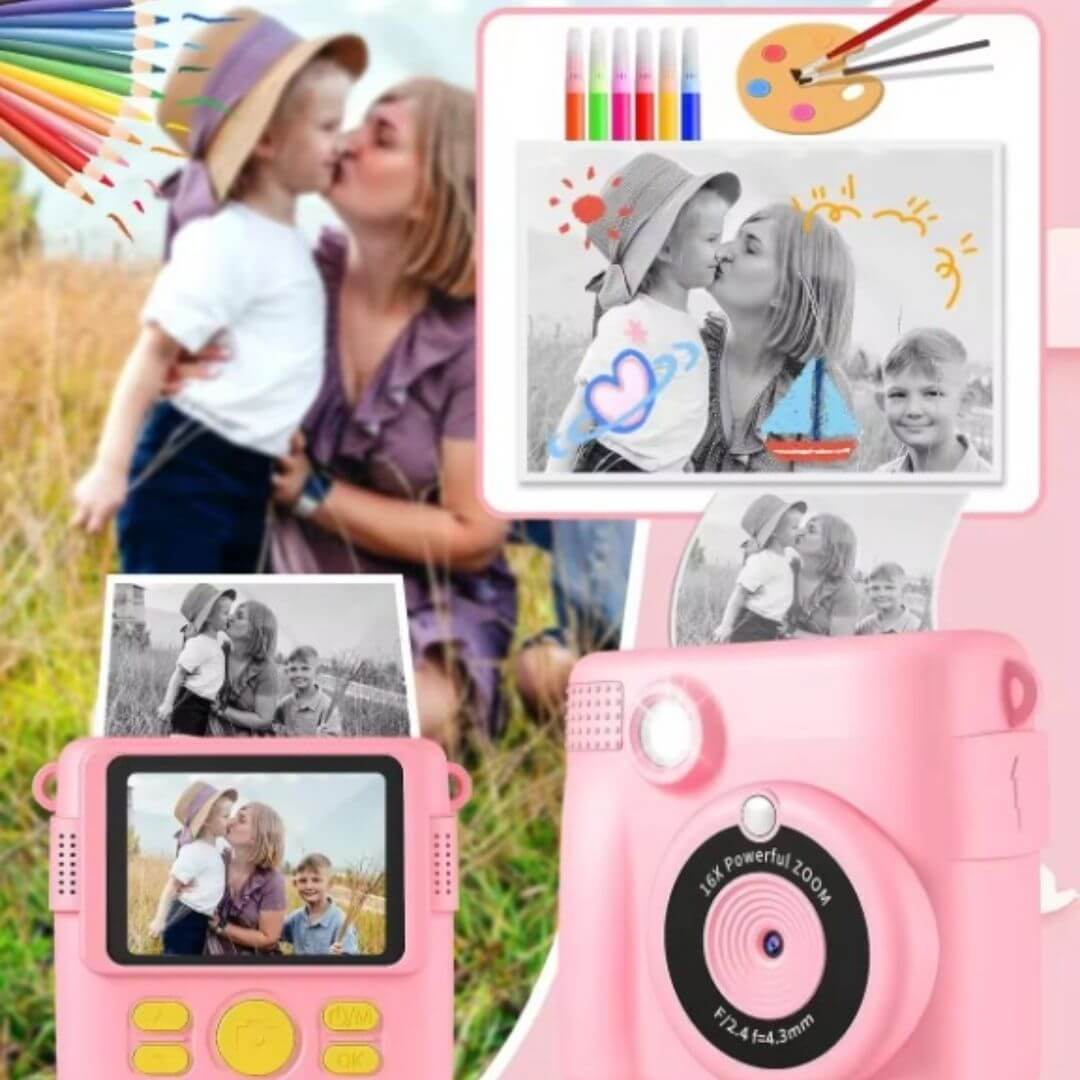 L'appareil photo enfant instantané éducatif
