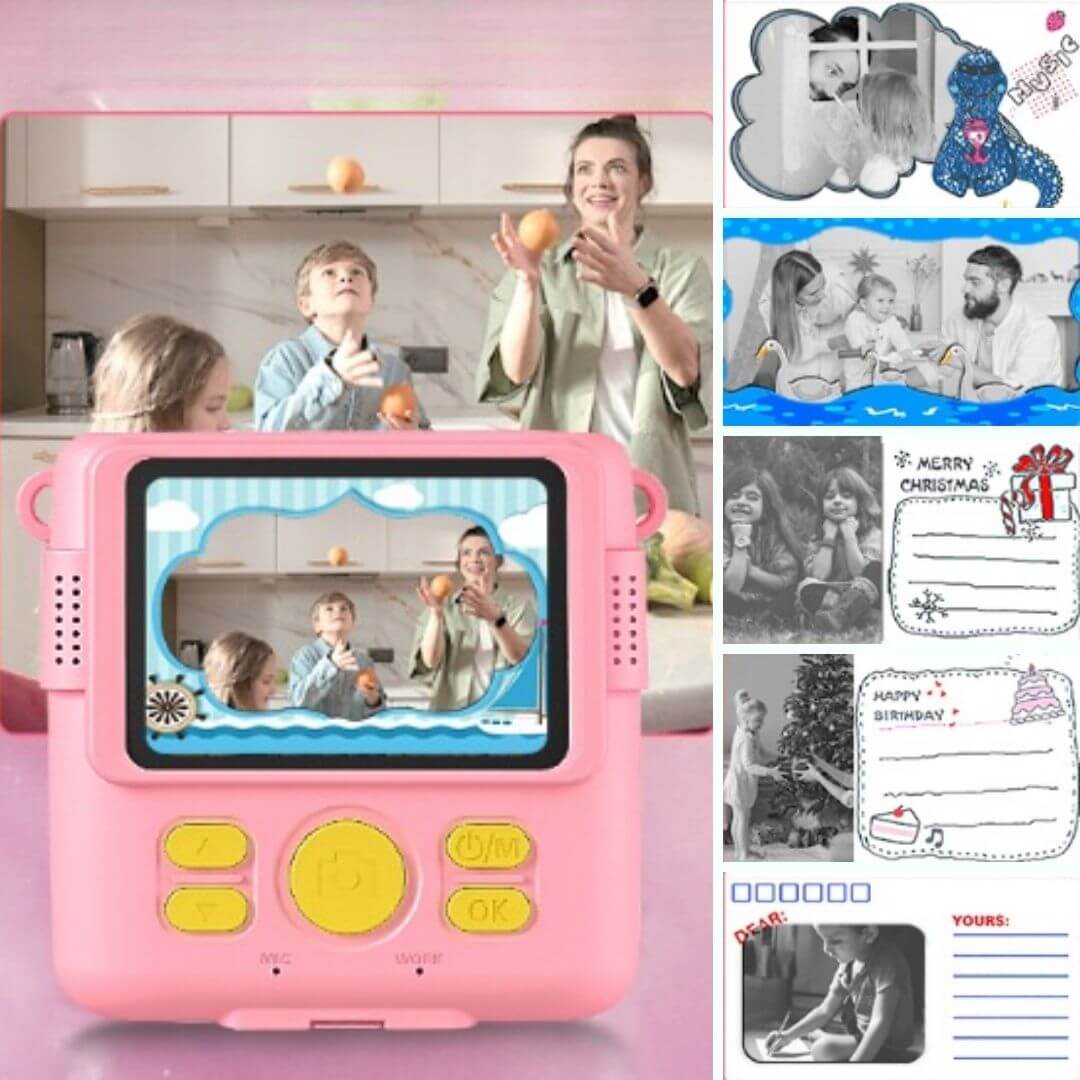 Stickers de l'appareil photo enfant instantané