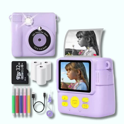 Appareil photo enfant instantané violet