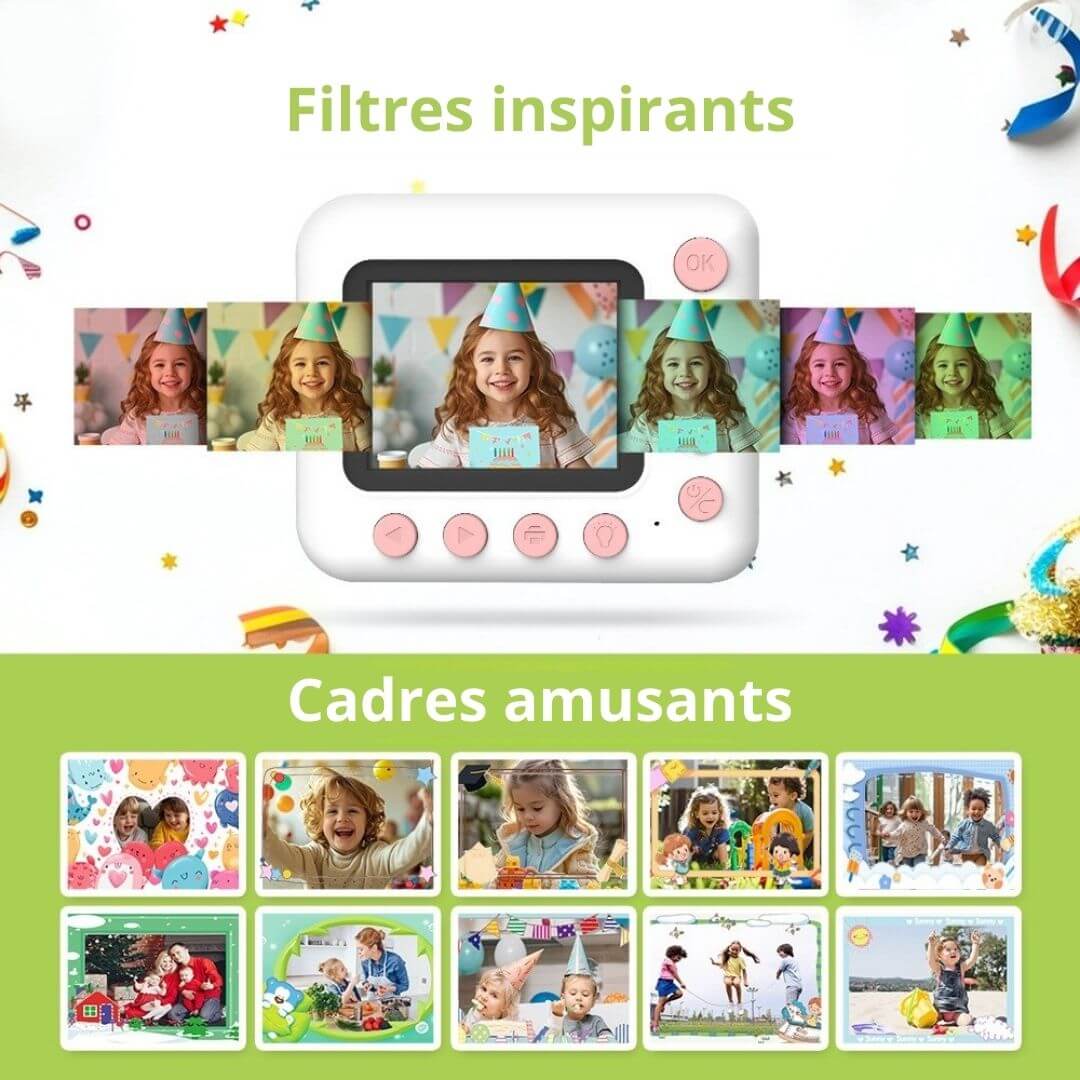 Appareil photo instantané enfant - Smile 32 GO