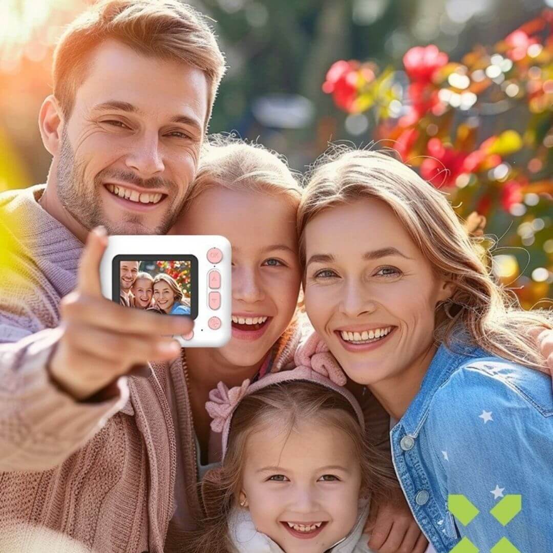 Un Selfie avec l'Appareil photo instantané enfant Smile 32 GO