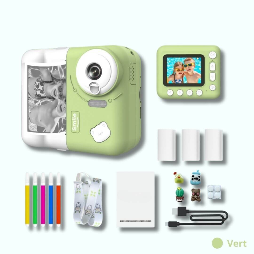 Appareil photo instantané enfant Smile 32 GO vert