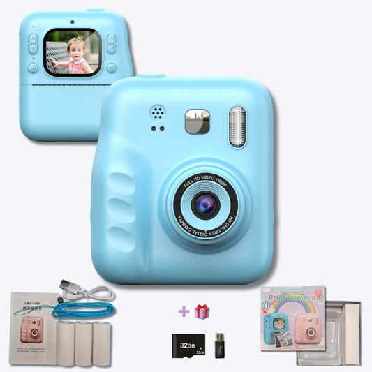 Appareil photo instantané enfant bleu