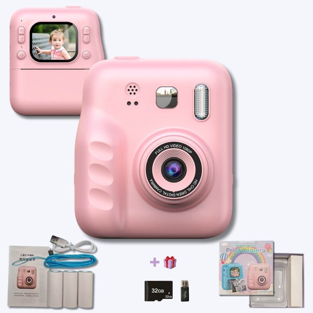 Appareil photo instantané enfant rose