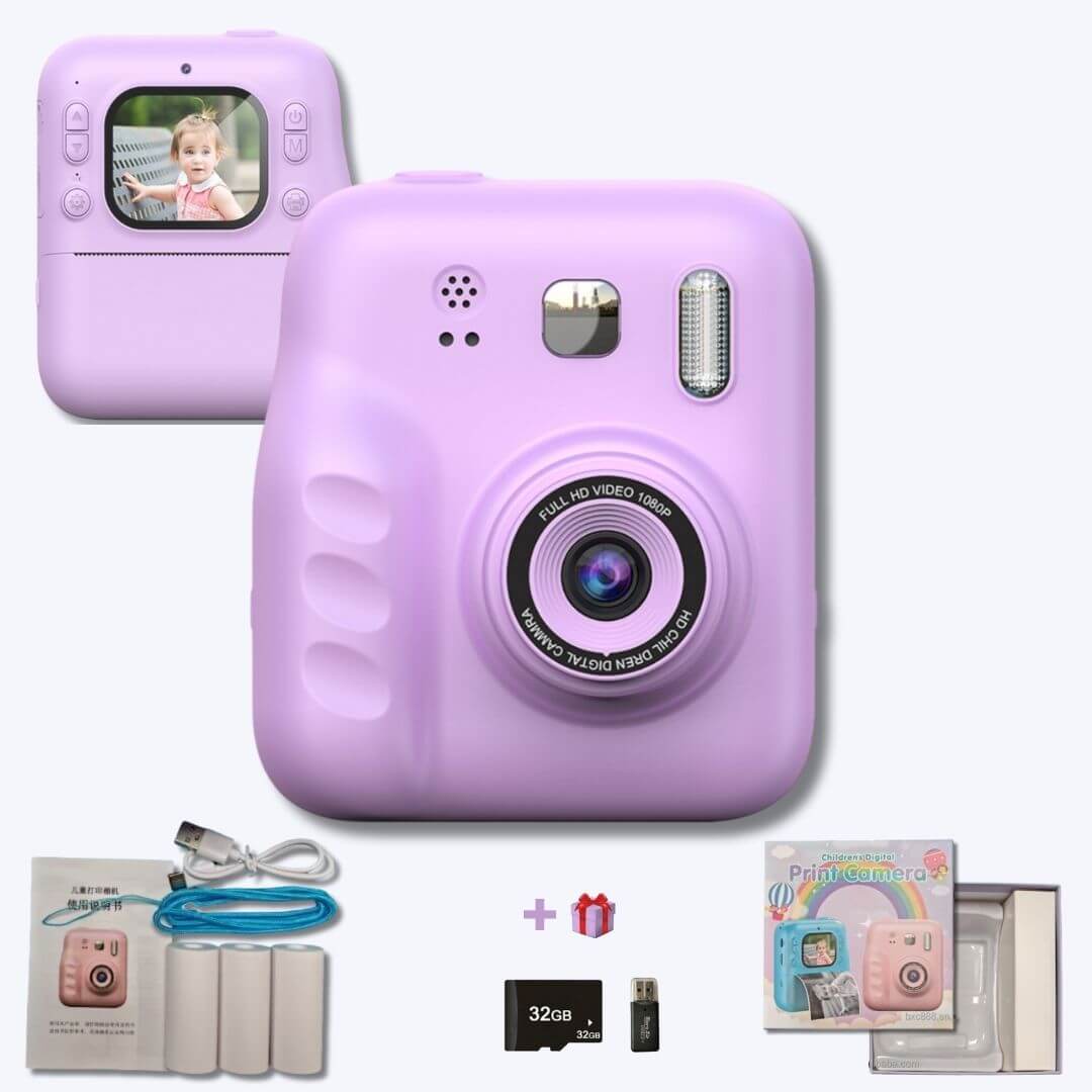 Appareil photo instantané enfant violet