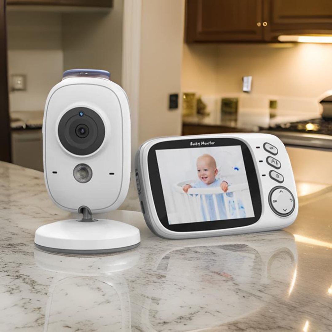 Babyphone-Baby-Monitor-sur-comptoir-cuisine