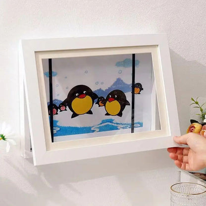 Cadre-dessin-enfant-blanc-horizontal
