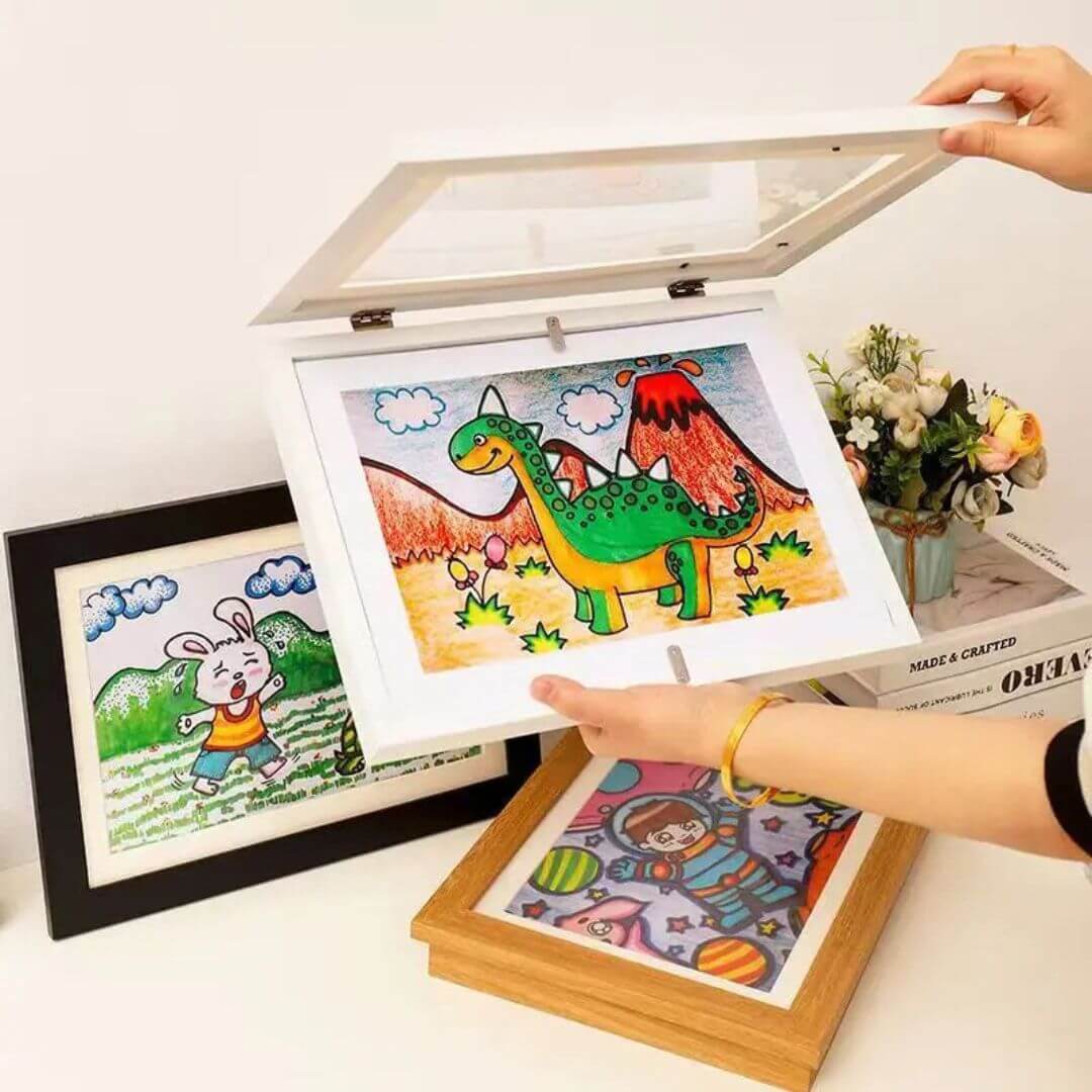 Cadre-dessin-enfant-ouvert