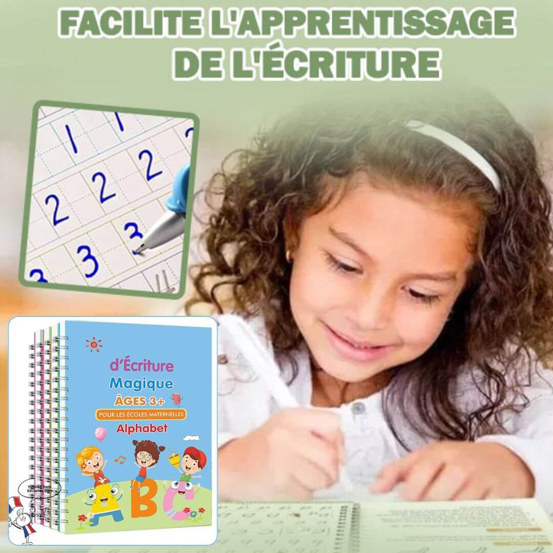 Cahier d'écriture magique