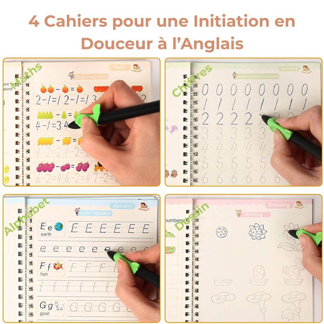 Les 4 carnets du Cahier d'écriture - English Practice