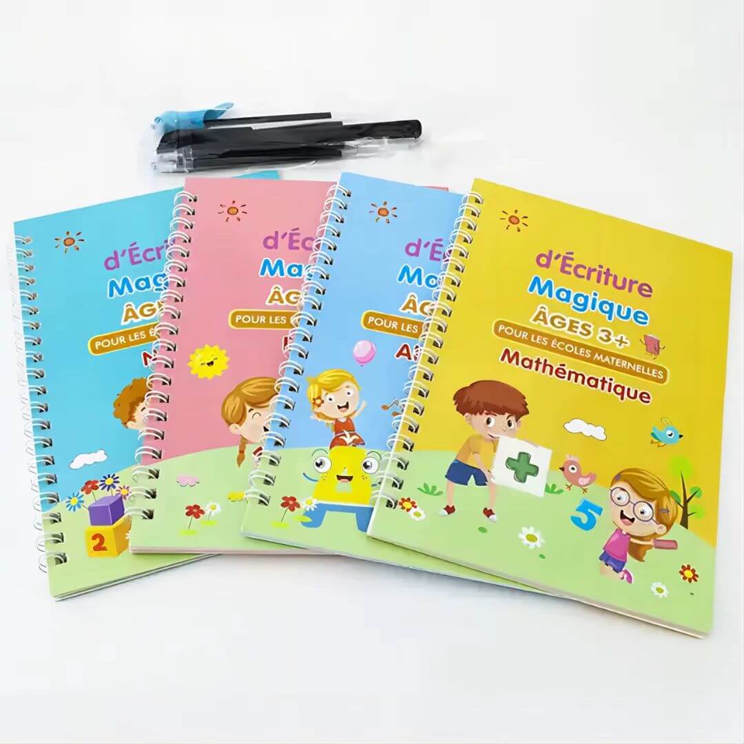 Cahier d'écriture magique coloré