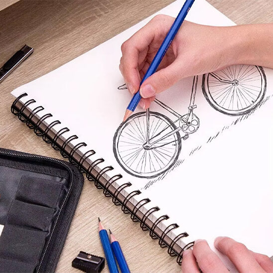 Le Cahier de Dessin Premium 50 Feuilles avec spirale