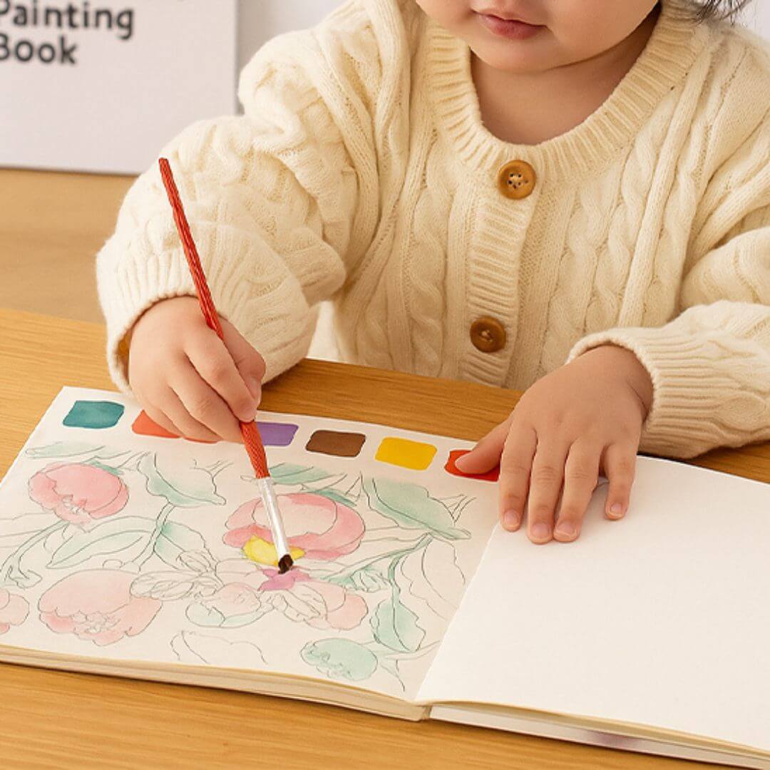 Le Cahier de dessin - Aquarelle pour filles de 4 ans