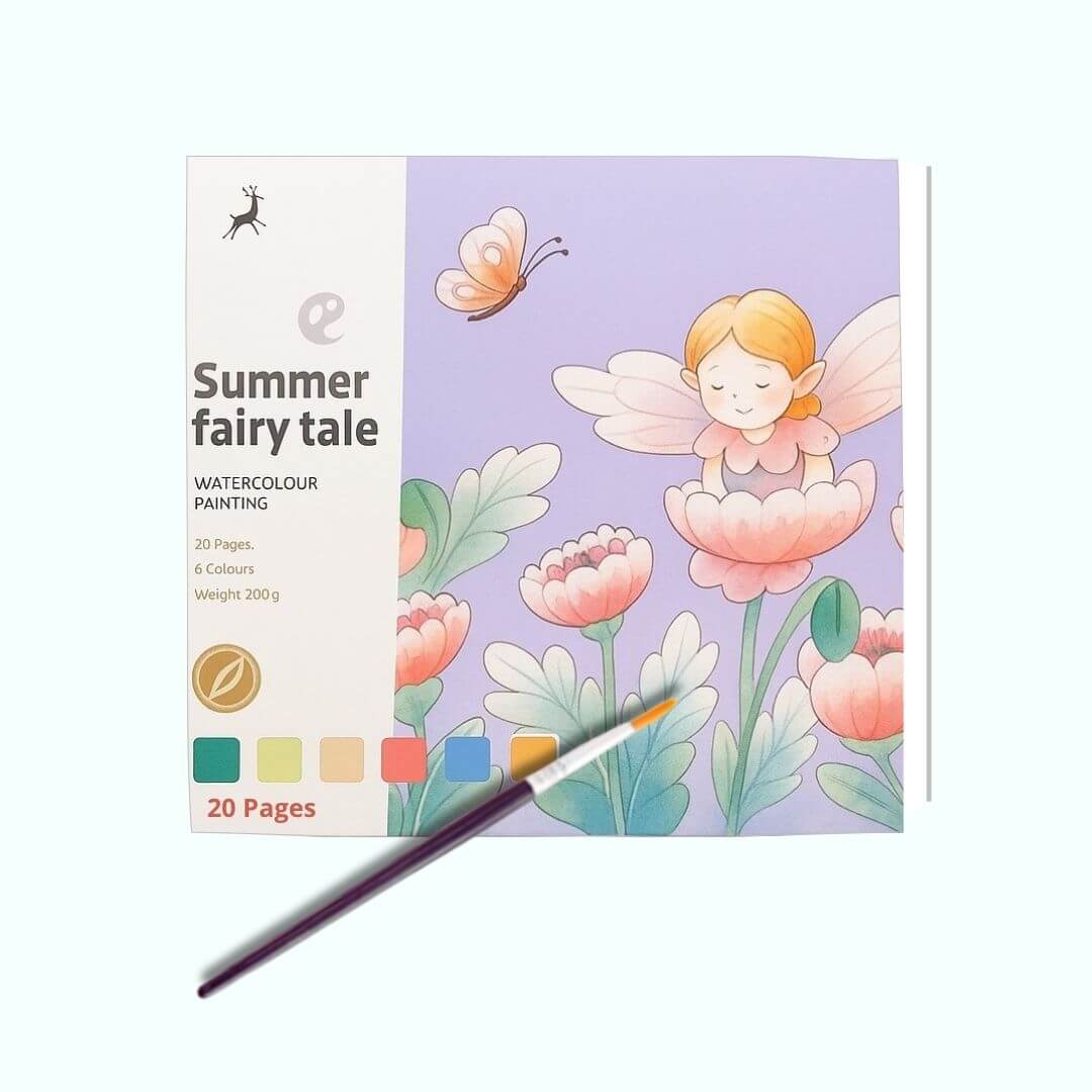 Cahier de dessin - Aquarelle - Contes de Fées estival