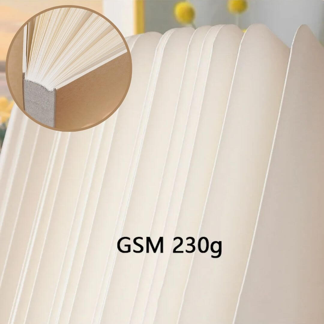 Le Cahier de dessin kaki 230 g GSM