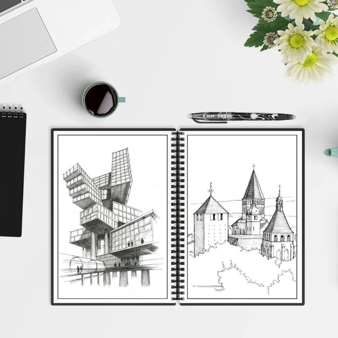 Le Cahier de Note réutilisable pour dessiner