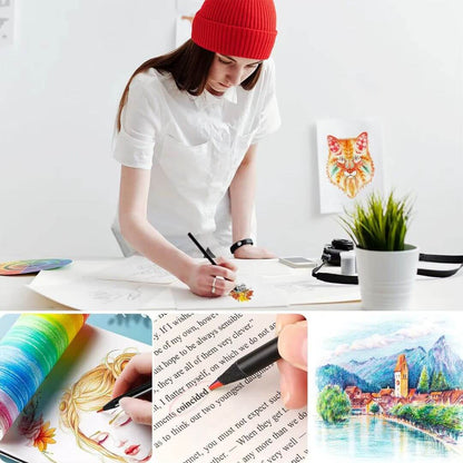 Le Crayon de couleur - Arc-en-ciel pour dessins plus élaborés
