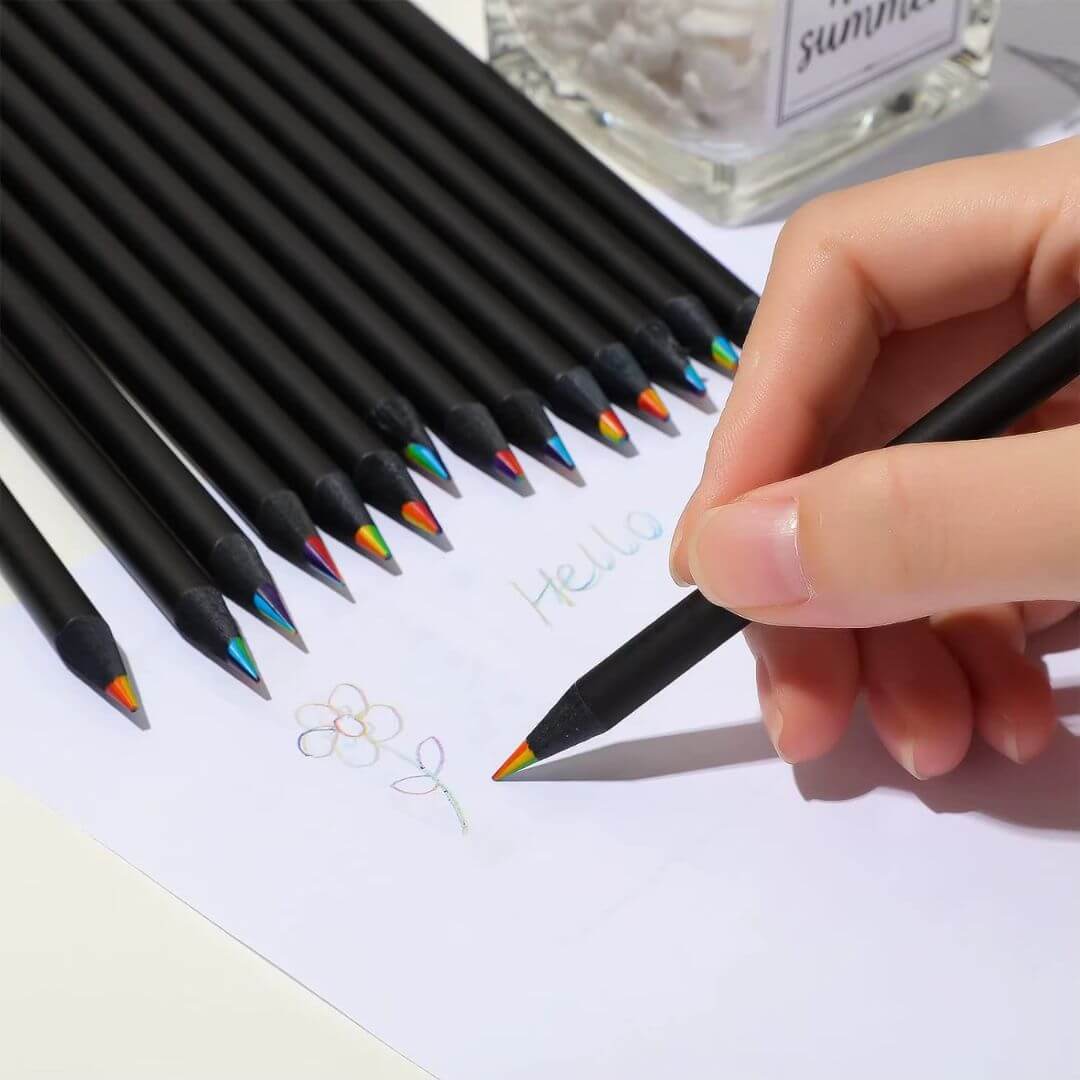 Crayon de couleur - Arc-en-ciel avec prise facile