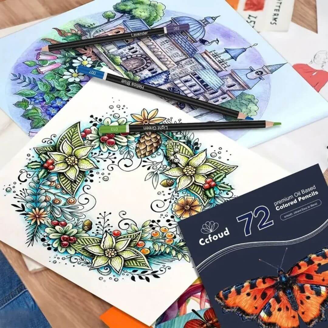 Crayons de couleur | 72 Teintes