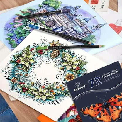 Crayons de couleur | 72 Teintes