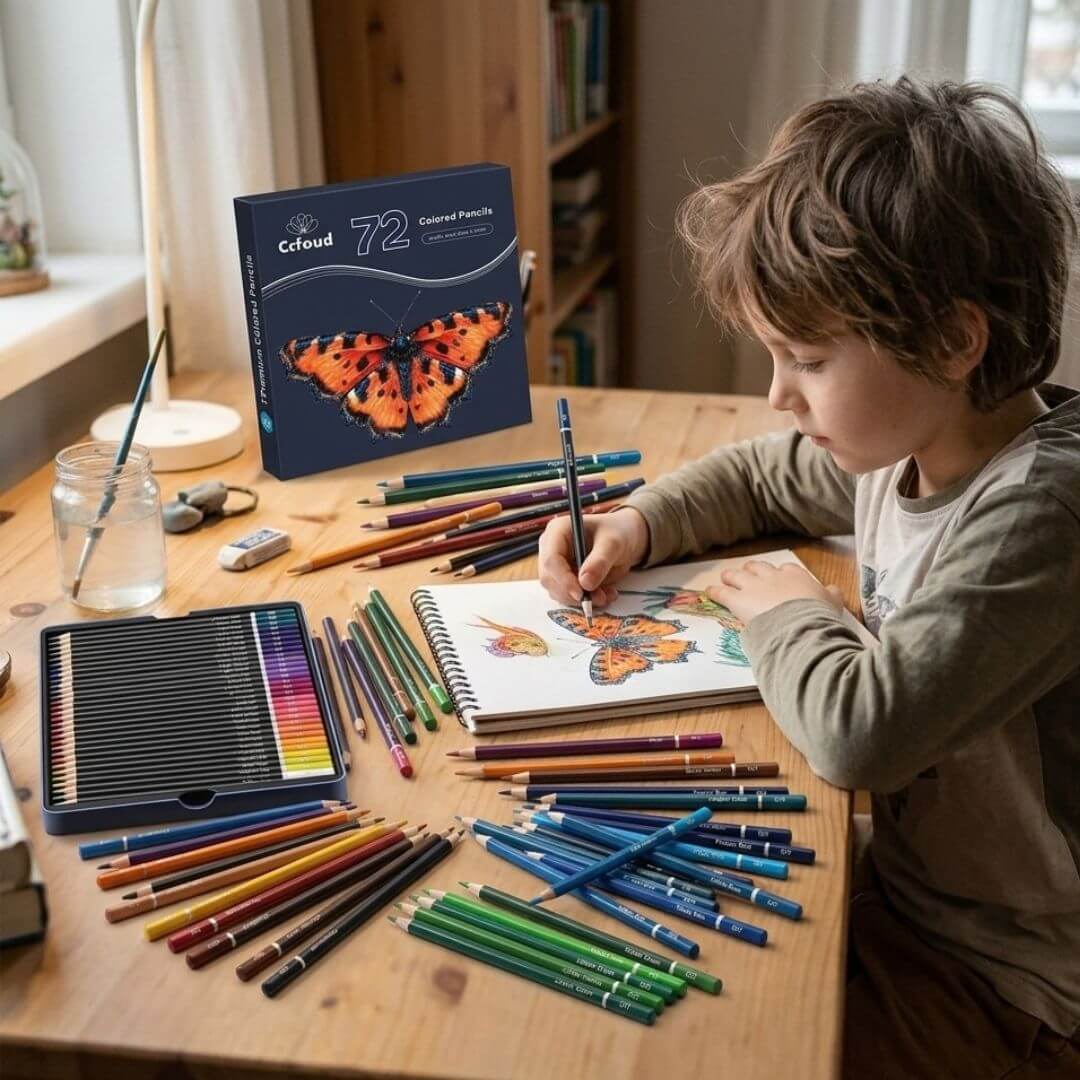 Crayons de couleur | 72 Teintes